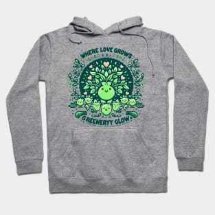 greenery glow Hoodie